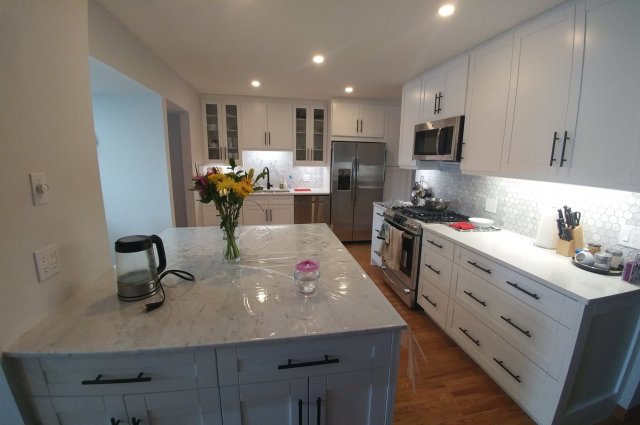 Pearl White project, Added Island for tons of storage