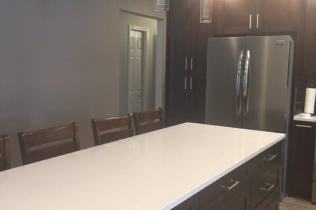 Espresso Kitchen before and after